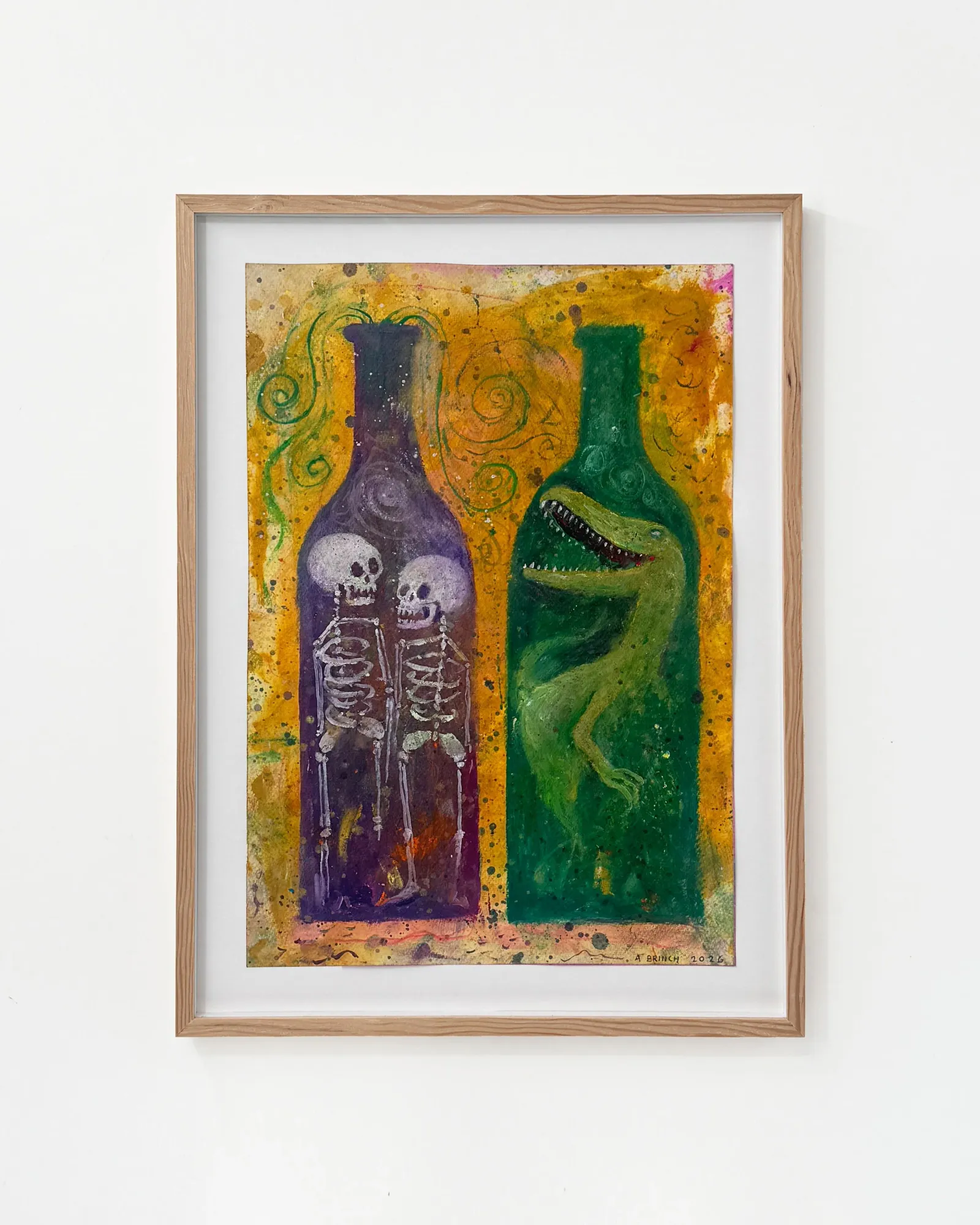 Anders Brinch: Self-portrait no. 1 (Alcohol and Alchemy), 2026