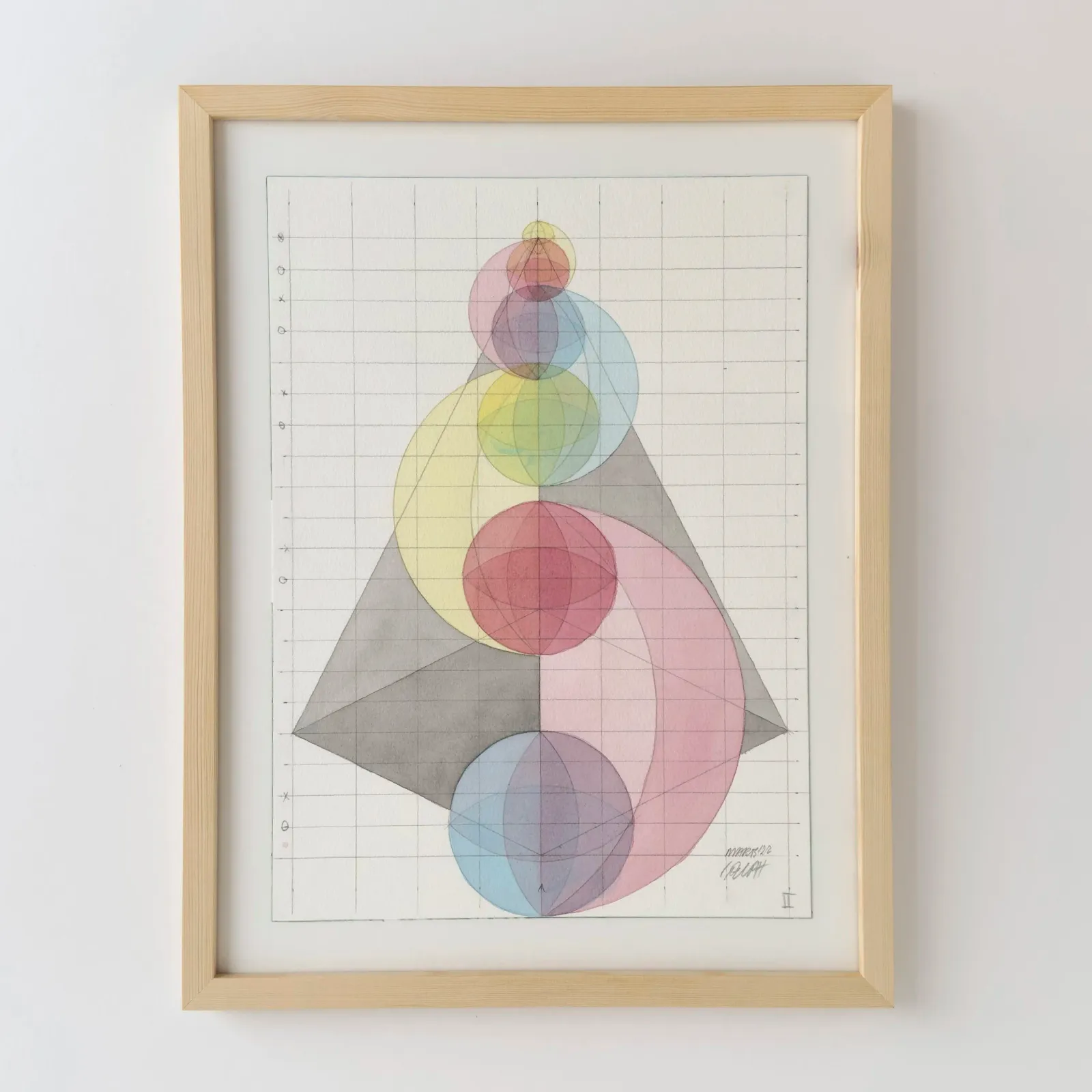Ann Linn Palm Hansen: Fibonacci-trekant (II), 2022