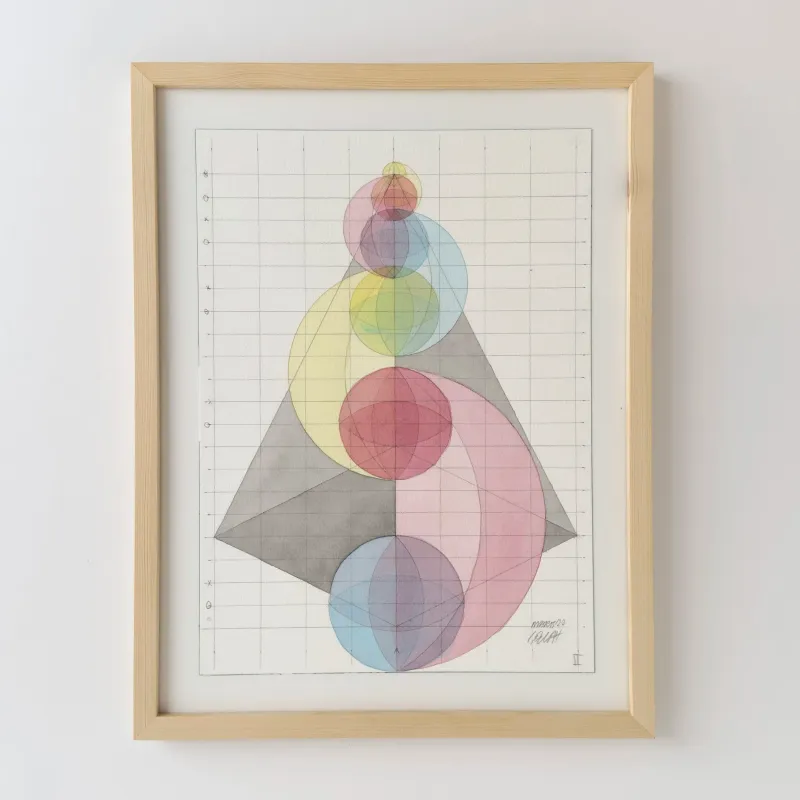 Ann Linn Palm Hansen: Fibonacci-trekant (II), 2022