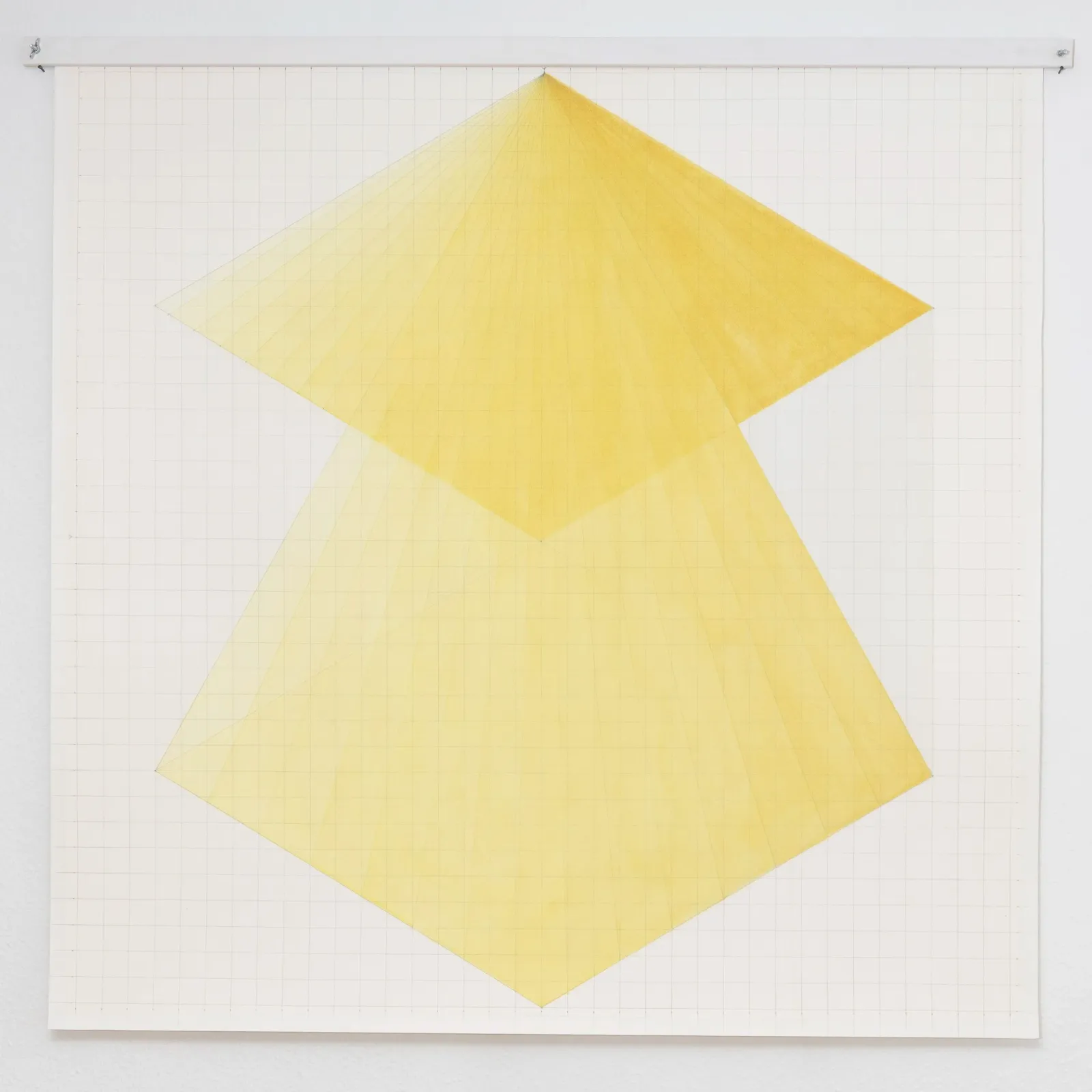 Ann Linn Palm Hansen: Yellow Triangle in White, 2018
