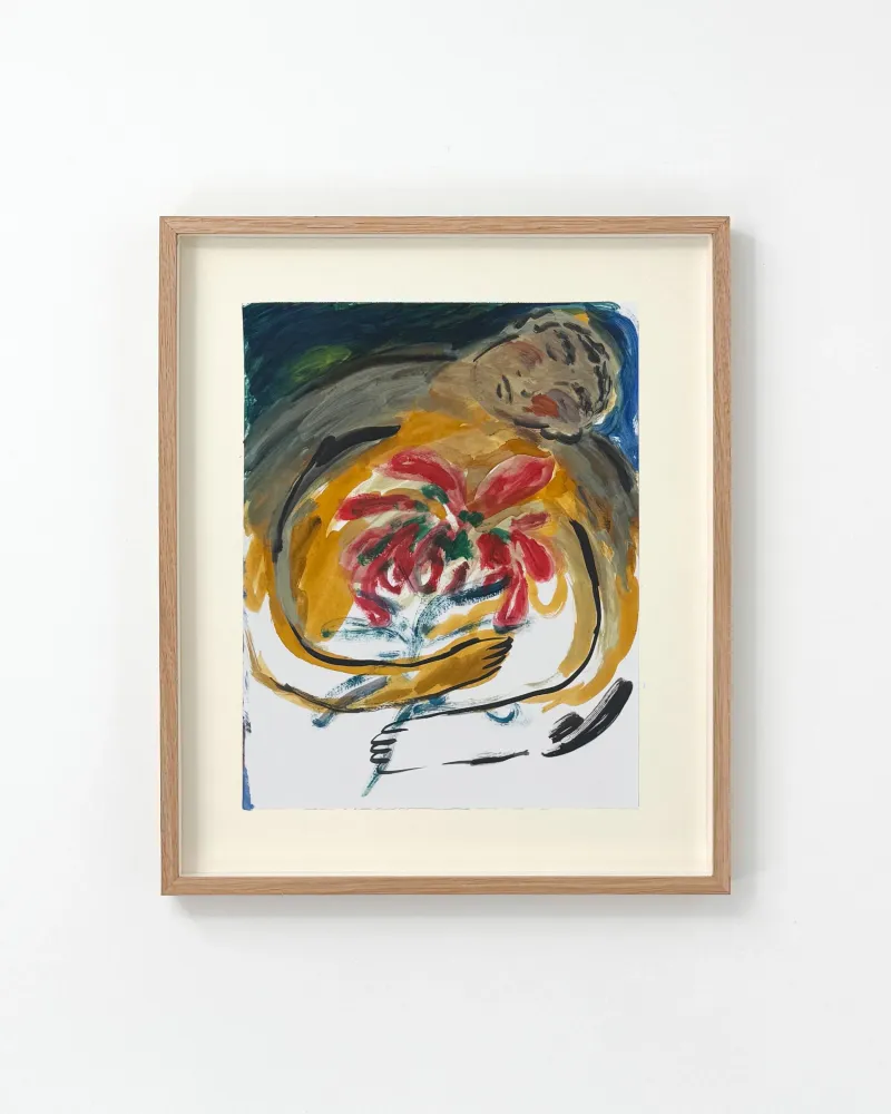 Coline Marotta: On becoming friends (drawing), 2025