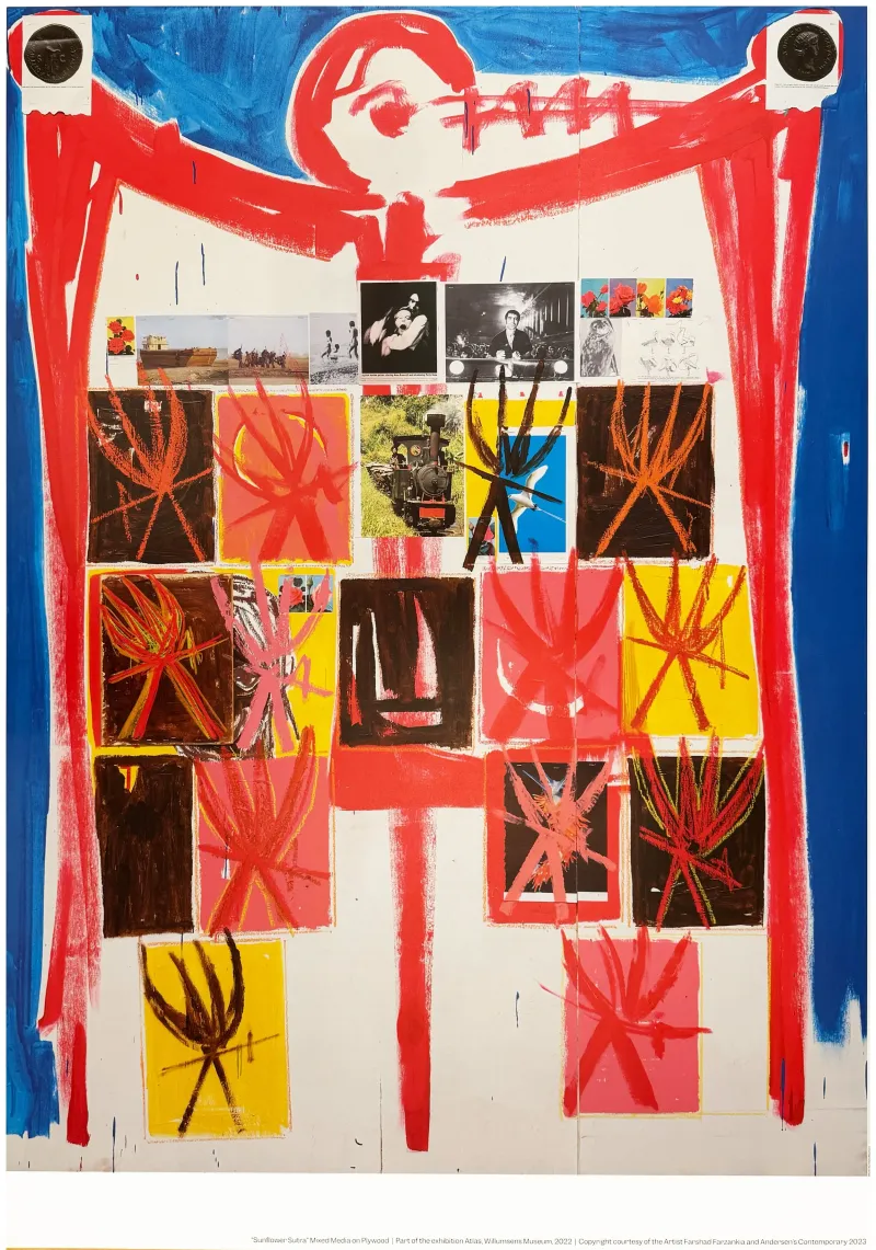Farshad Farzankia: Sunflower Sutra (Willumsens Museums udstillingsplakat)