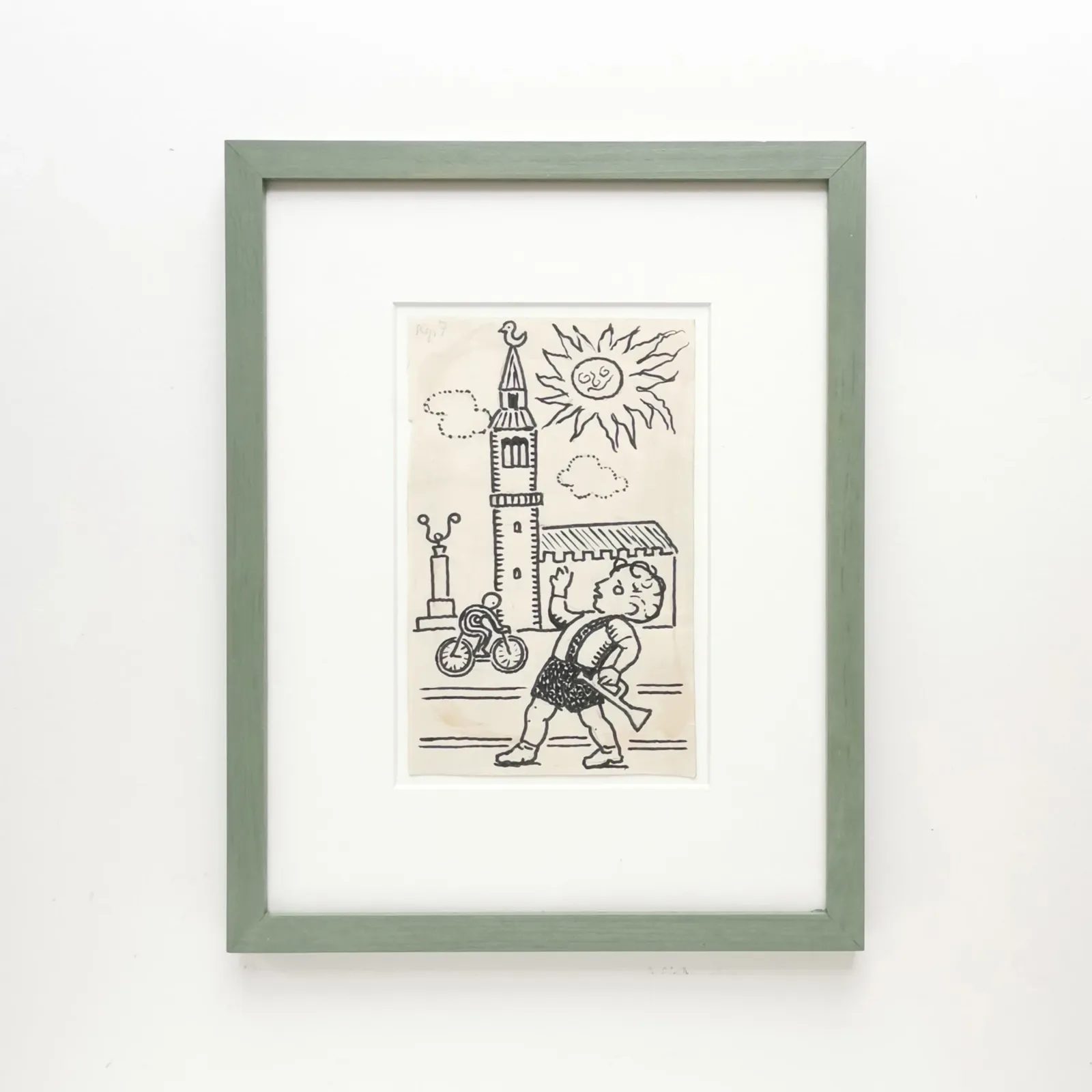 Henry Heerup: Originaltegning, 1958