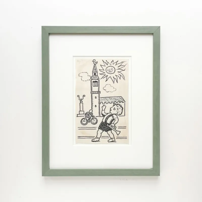 Henry Heerup: Originaltegning, 1958