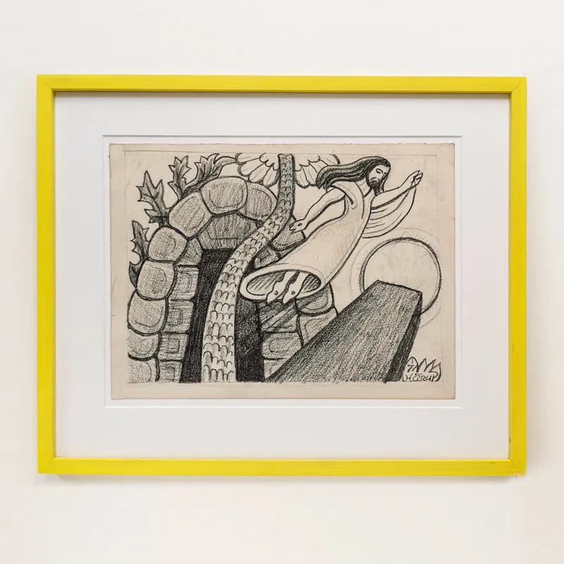 Henry Heerup: Skitse til Kristi Himmelfart, 1971
