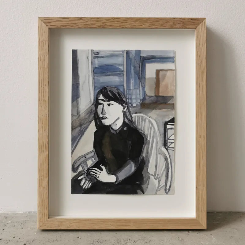 Johanne Helga Heiberg: Blåt rum