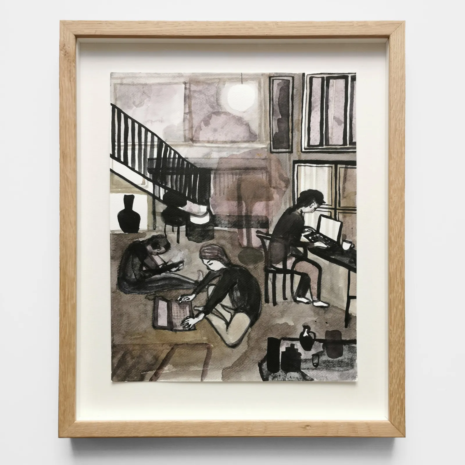 Johanne Helga Heiberg: Stue, aften