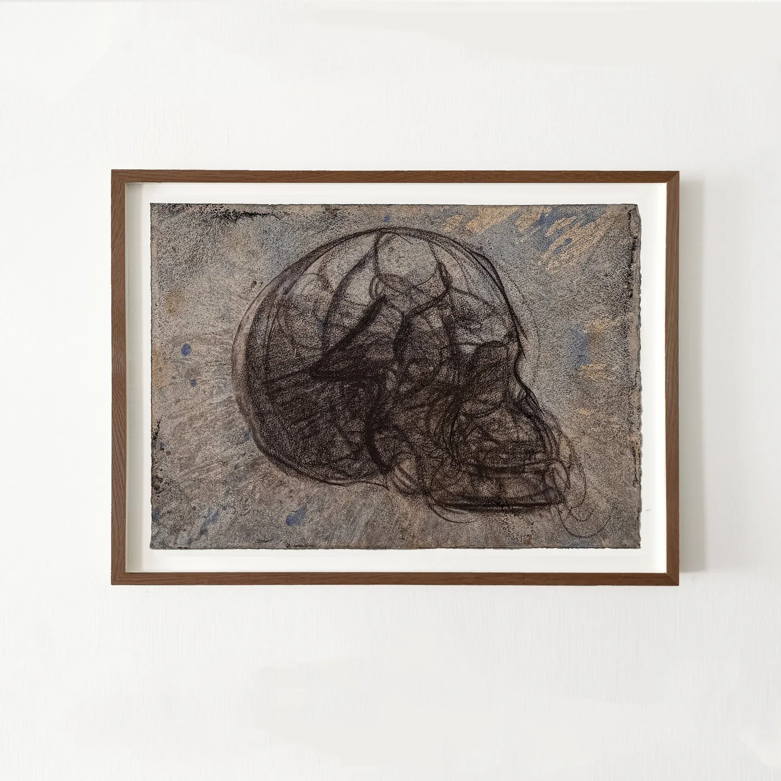 John Olsen: Mørkebrunt kranie, u.d.
