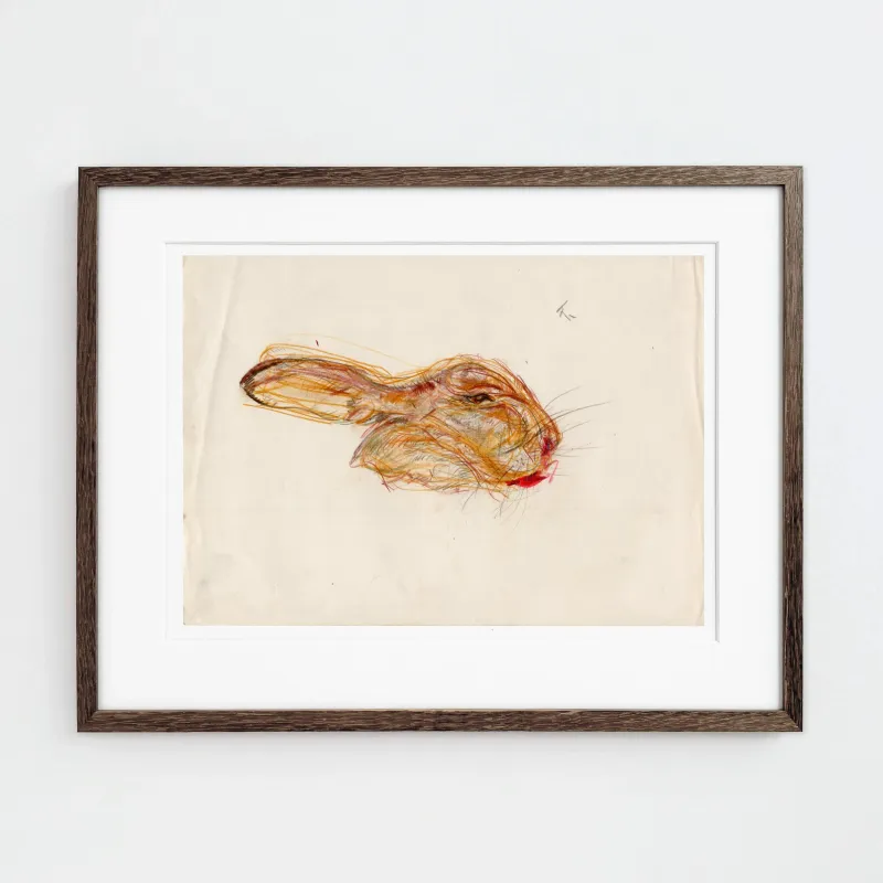 John Olsen: Død hare, u.d.
