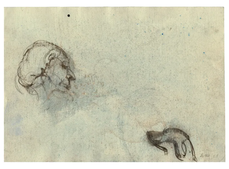 John Olsen: Menneske og hund, 2005