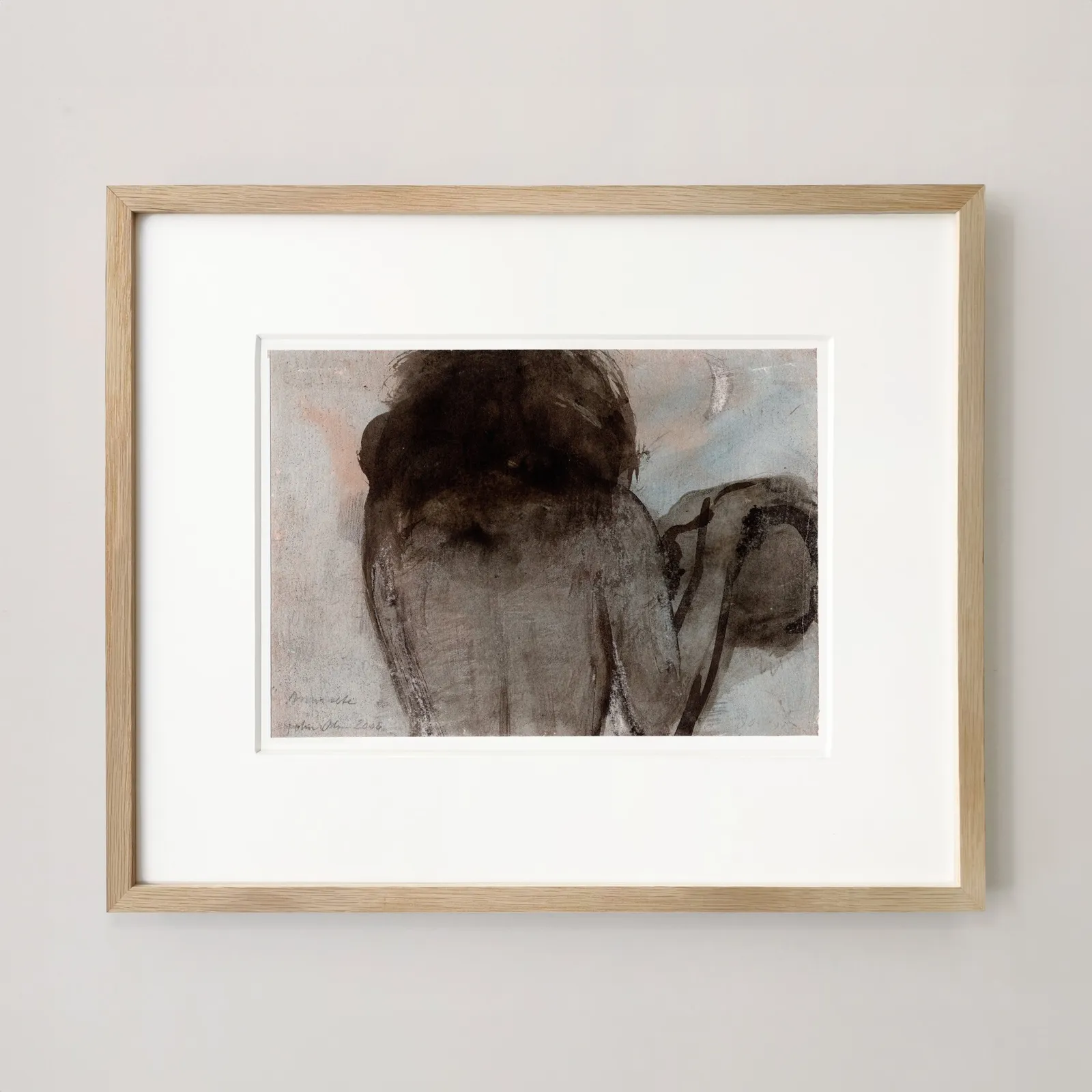 John Olsen: Kvinde ved dødslejet, 2006