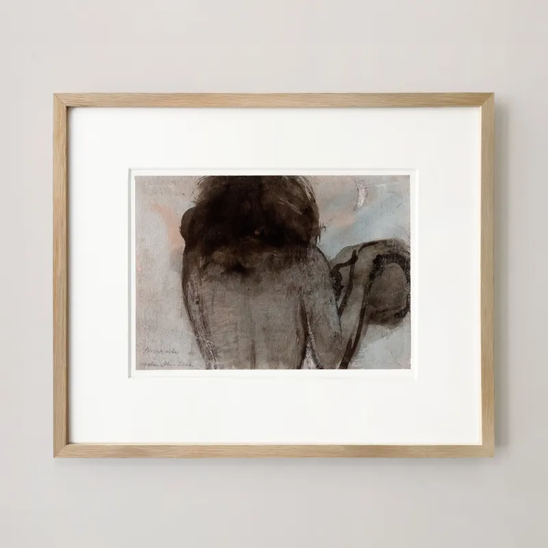 John Olsen: Kvinde ved dødslejet, 2006