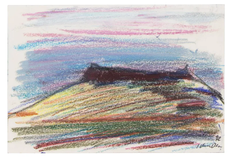 John Olsen: Island, u.d.