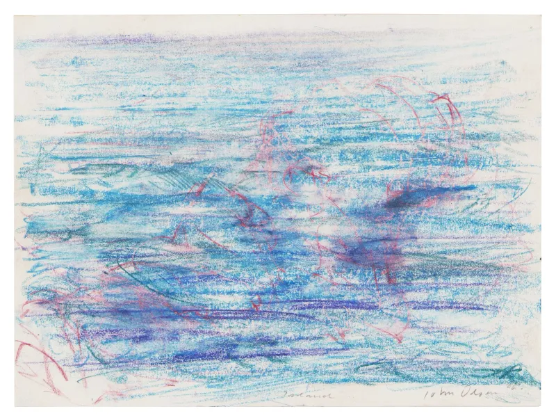 John Olsen: Ræv og havstykke, 1986