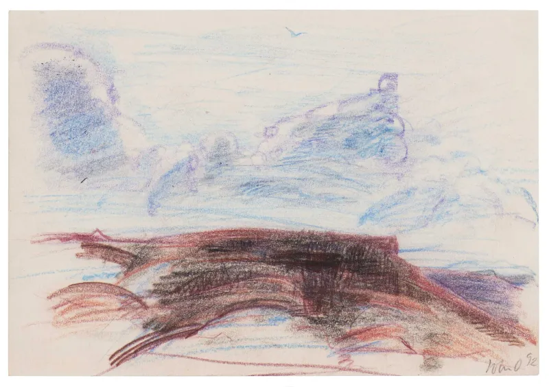John Olsen: Landskab fra Island, 1992