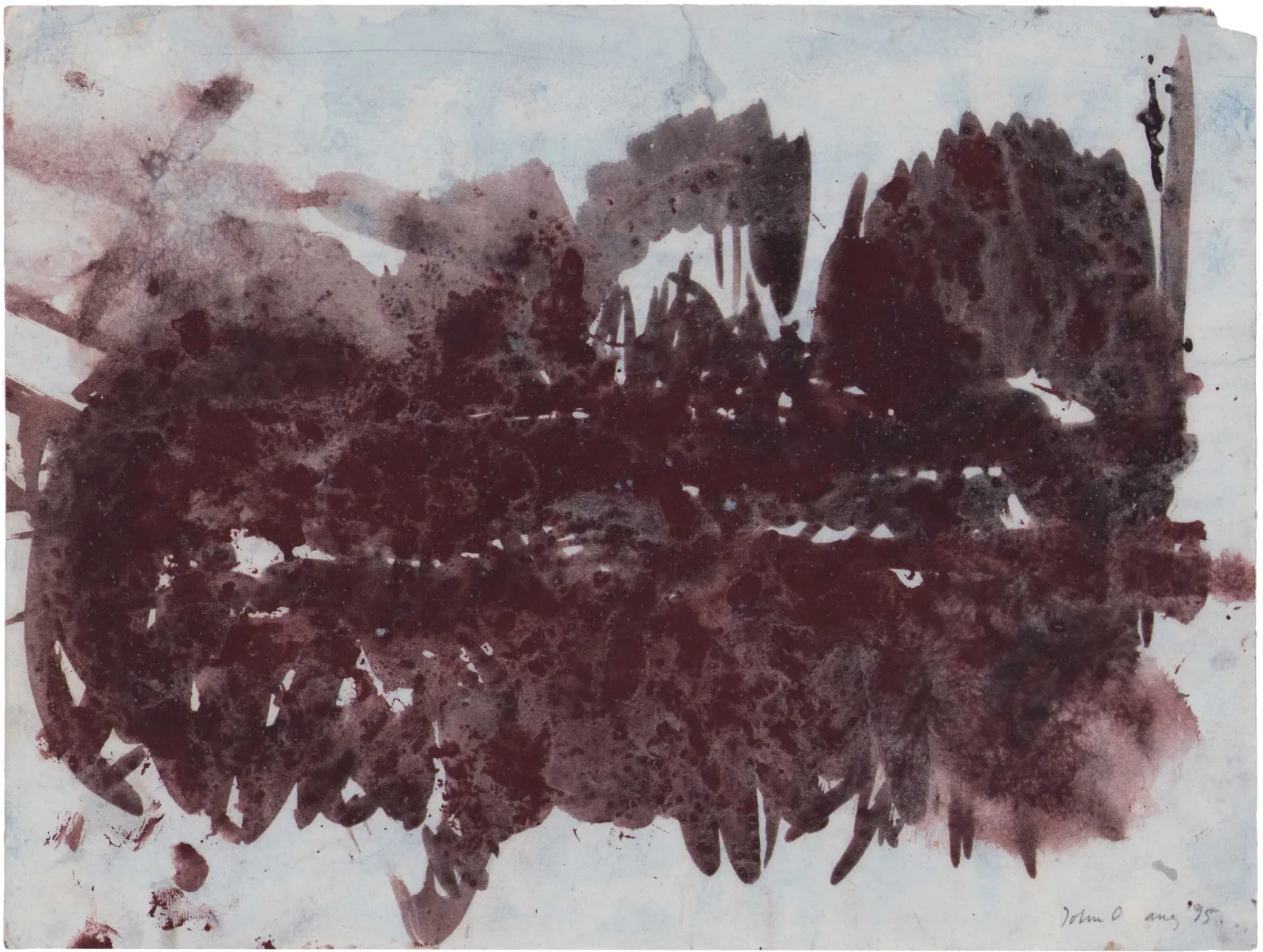 John Olsen: Blodspor, 1995