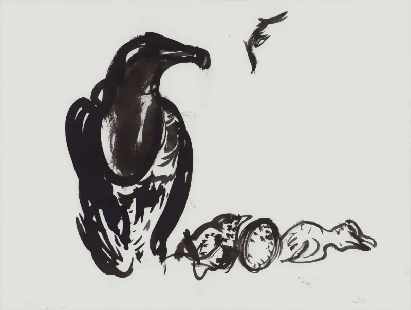 John Olsen: Rovfugl i reden