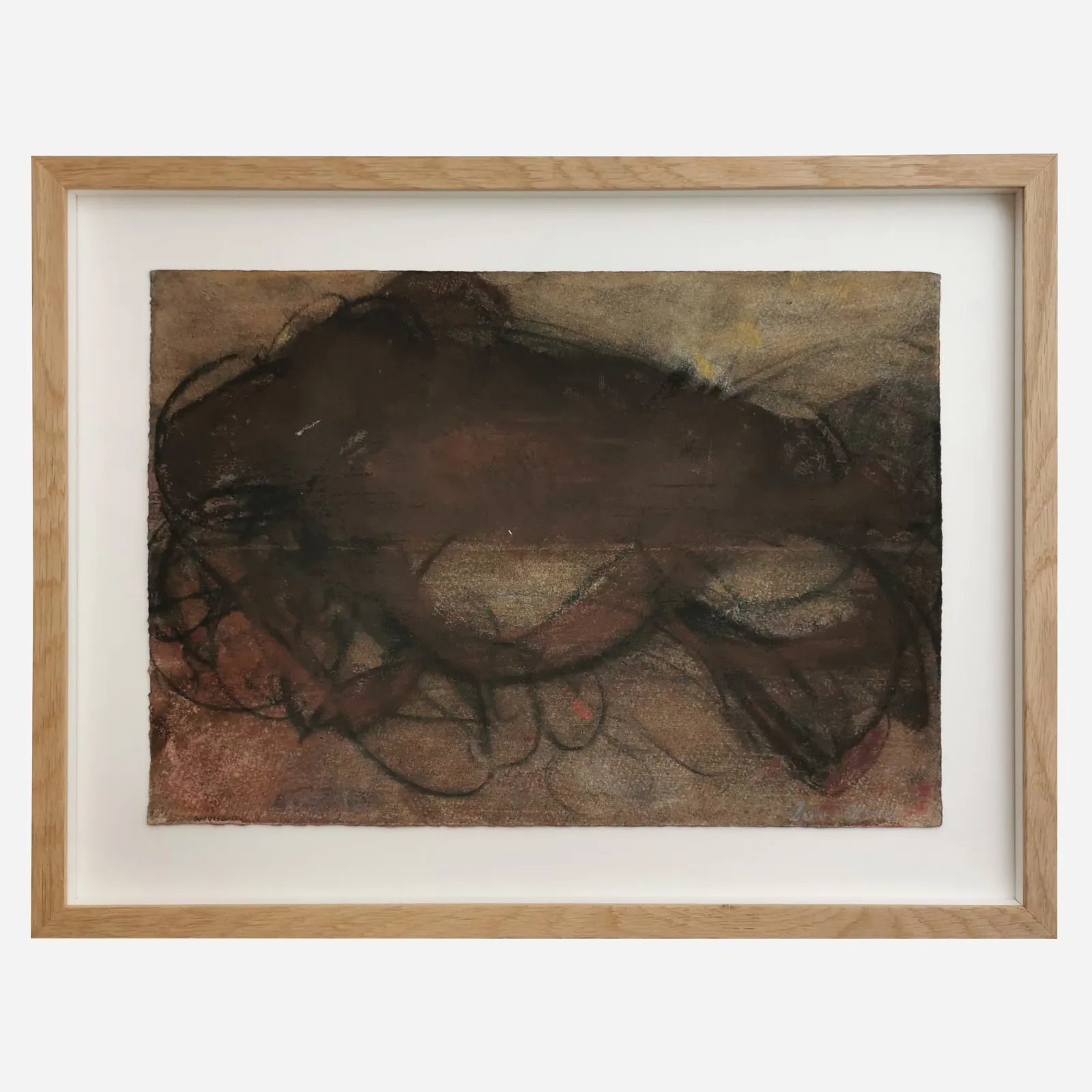 John Olsen: Rødbrun figur