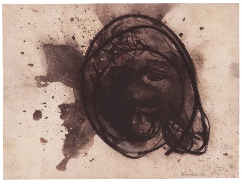 John Olsen: Ansigt, 1998