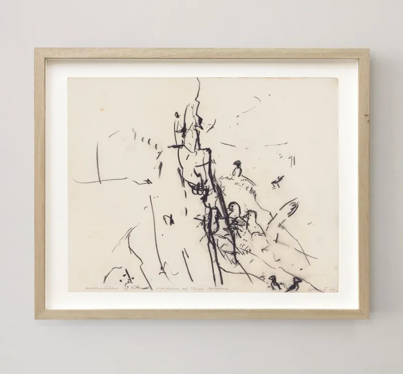 John Olsen: Mallemukker og lunder, 1966