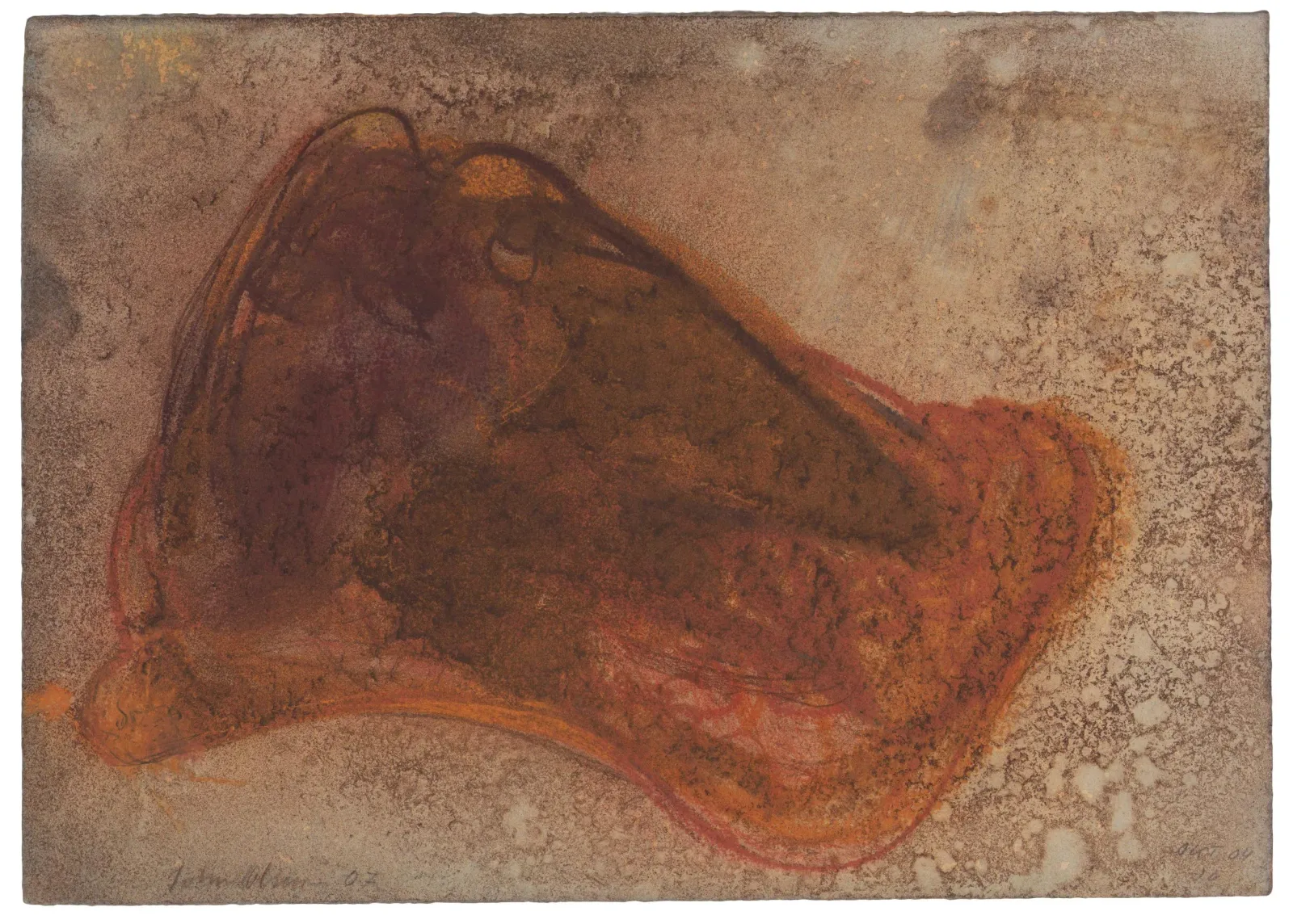 John Olsen: Orange komposition, 2007