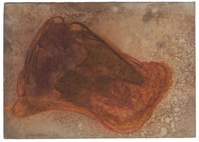 John Olsen: Orange komposition, 2007