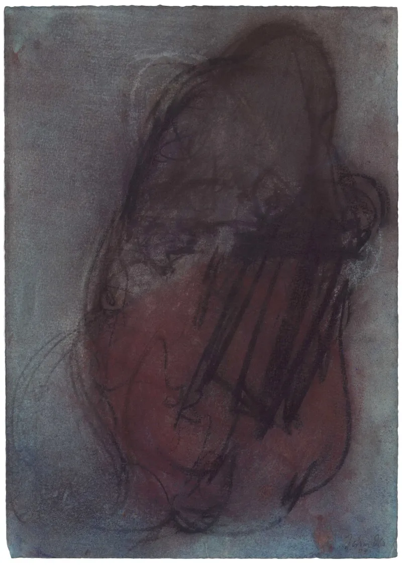 John Olsen: Sort figur, 2009