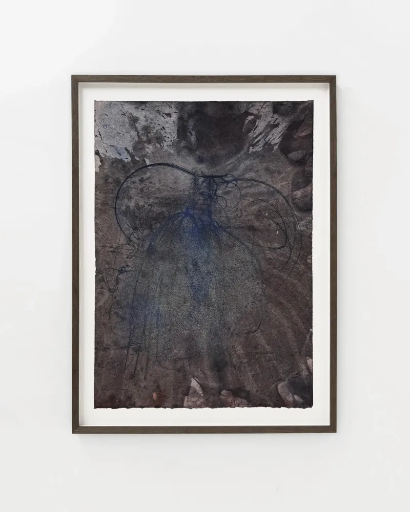 John Olsen: Uden titel (Mellem himmel og jord), u.d.