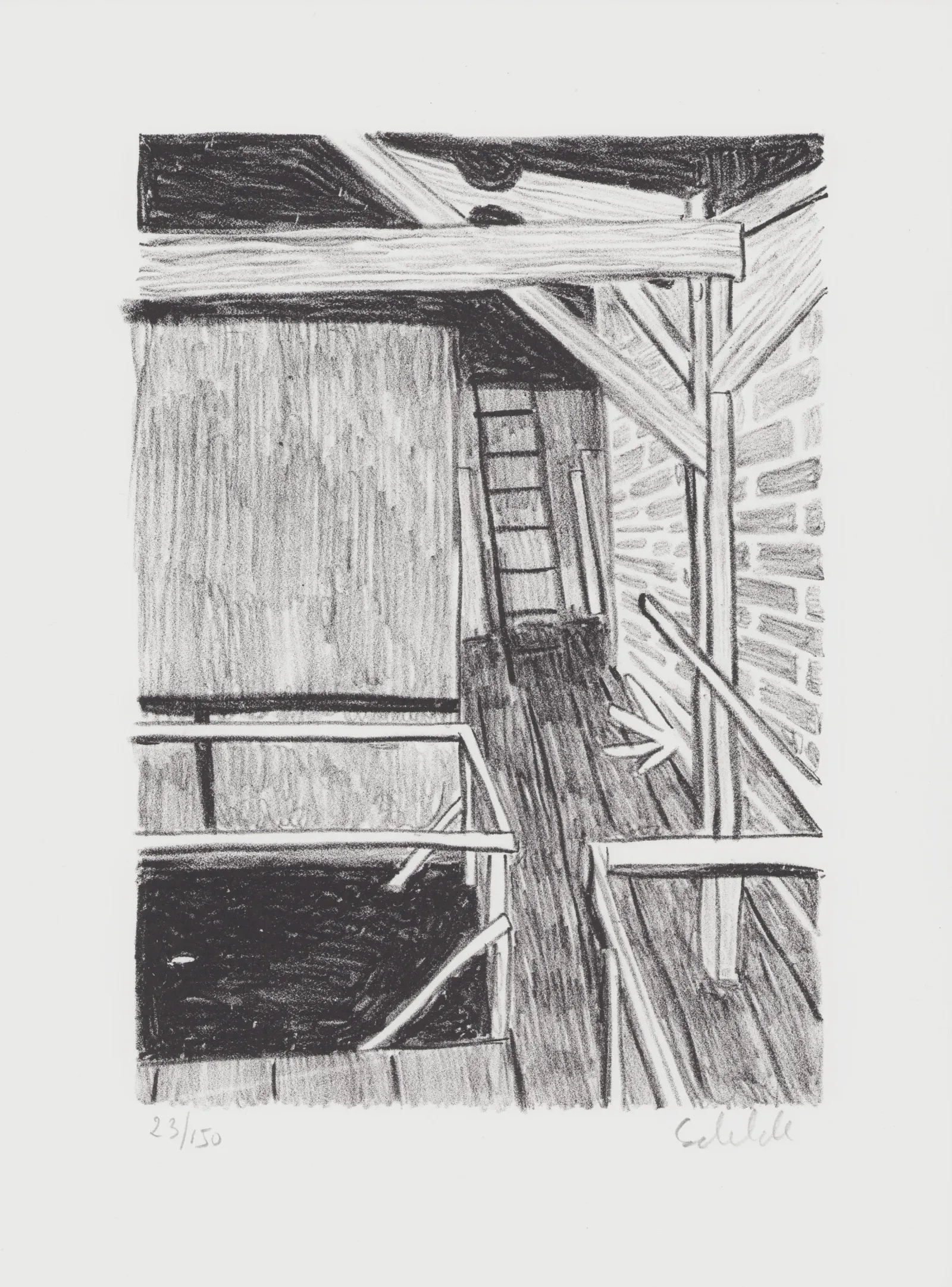 Morten Schelde: Uden titel 1, 2023 (Inkl. indramning)