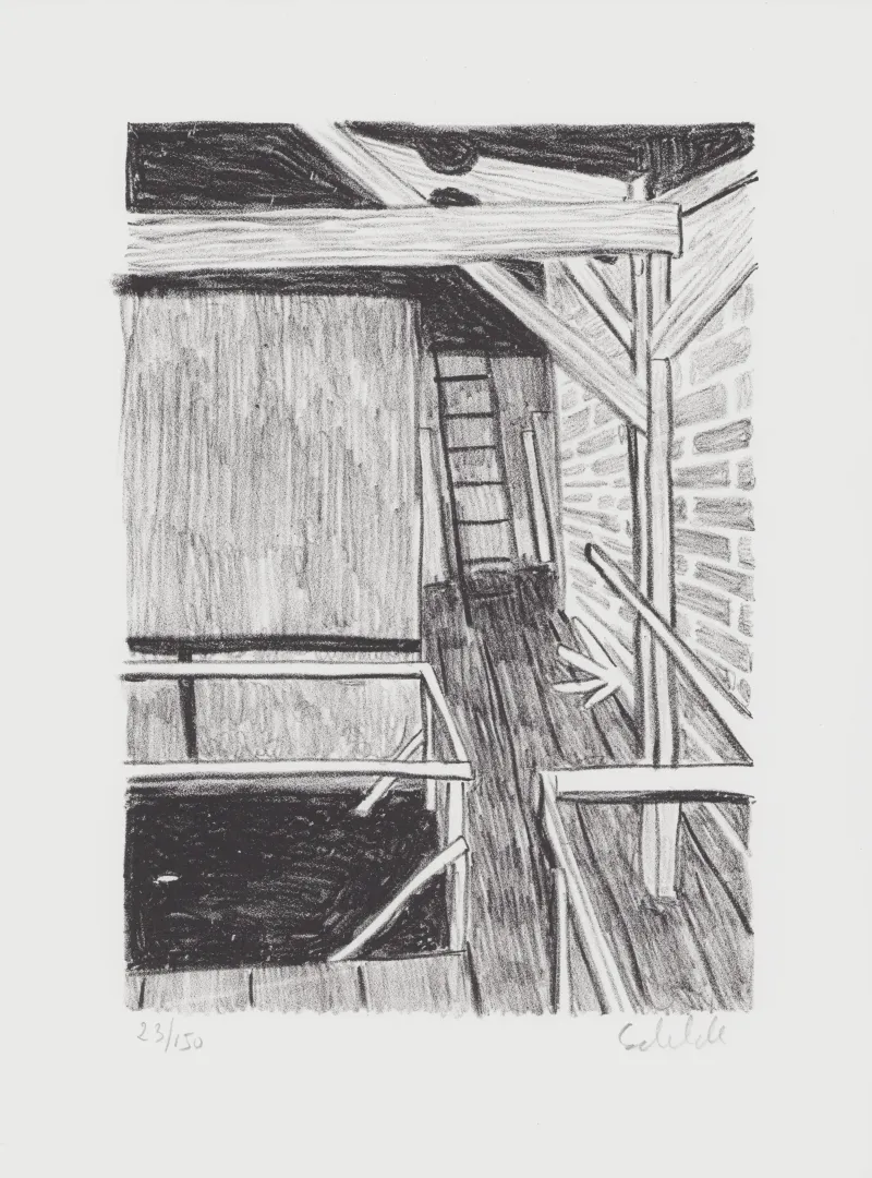 Morten Schelde: Uden titel 1, 2023 (Inkl. indramning)