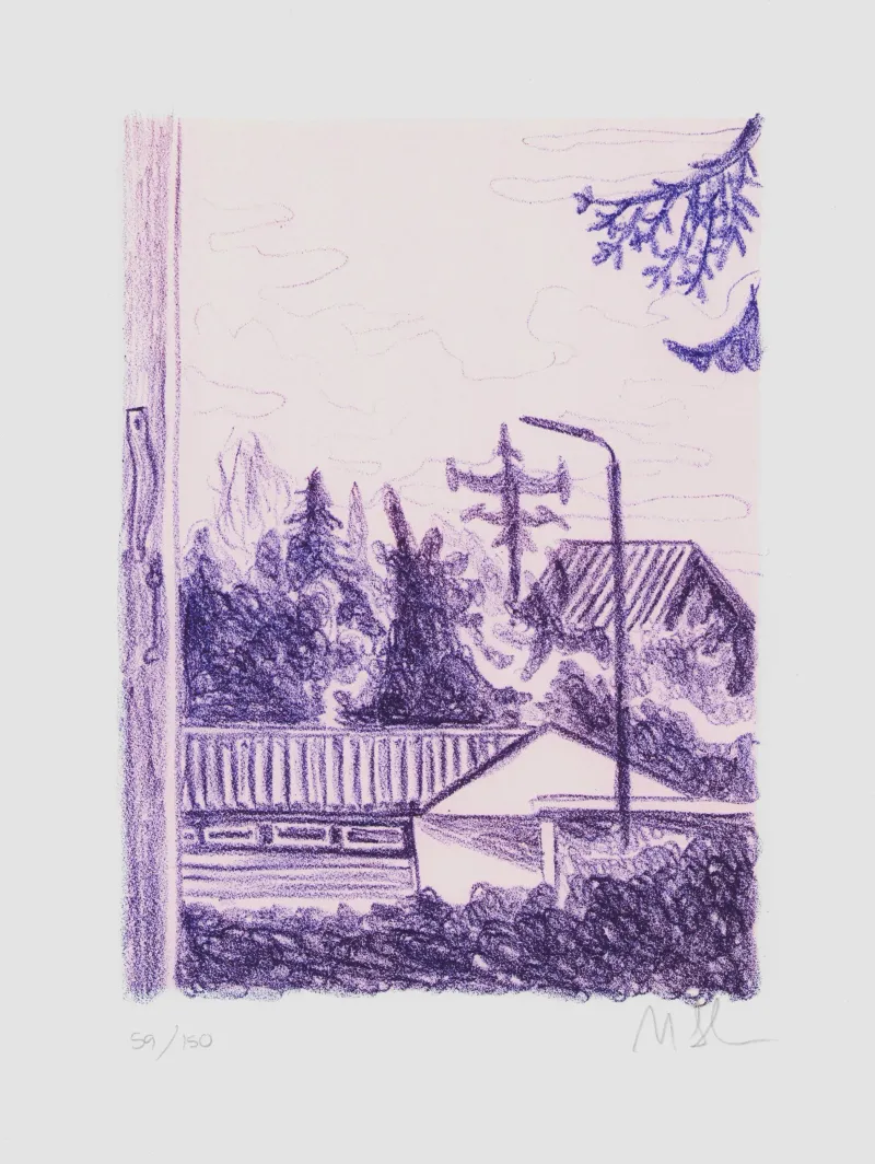 Morten Schelde: Uden titel 8, 2023 (Inkl. indramning)