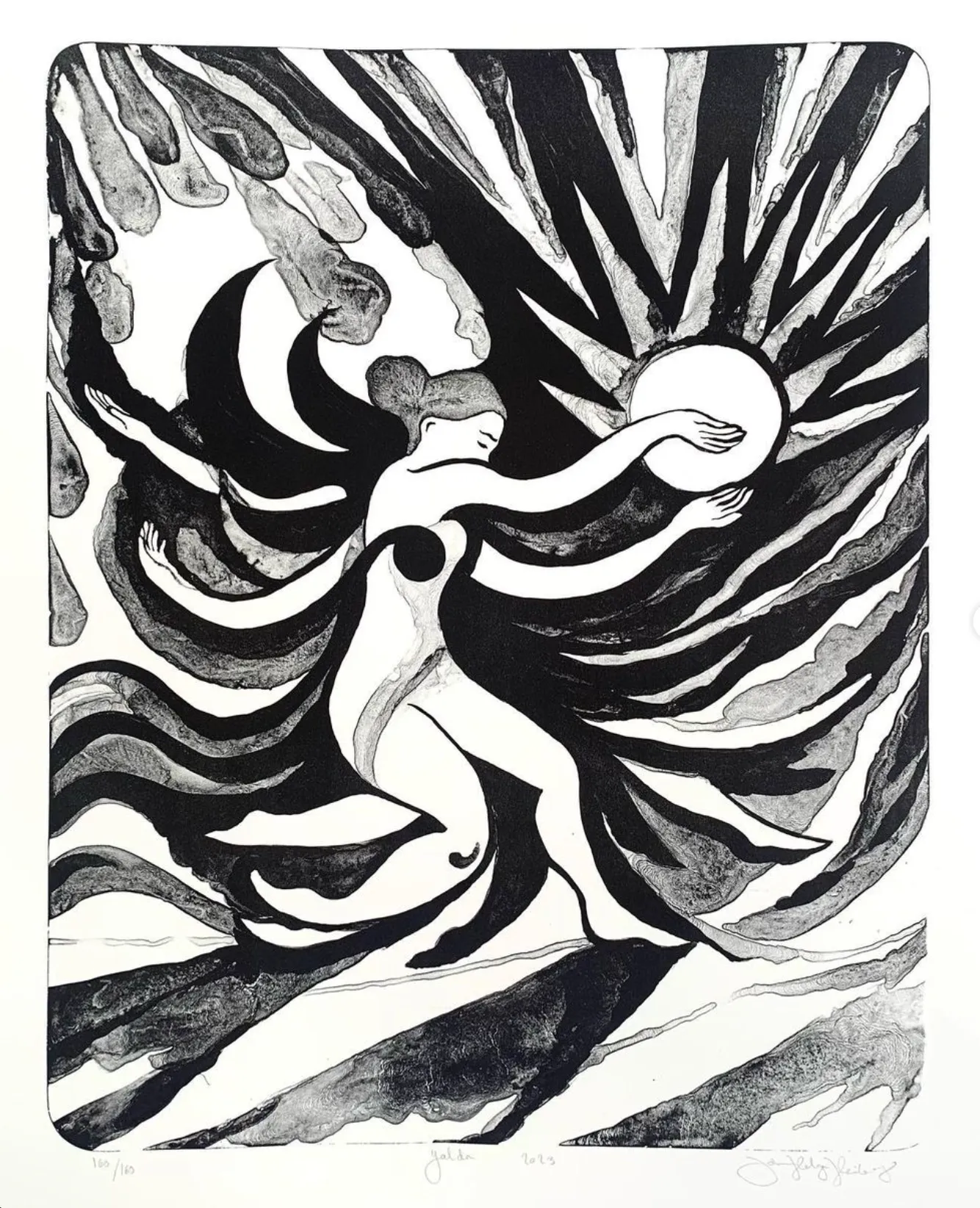 Johanne Helga Heiberg: Yalda, 2023 (Inkl. indramning)