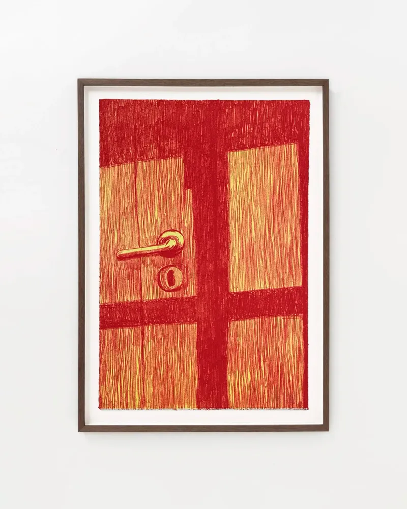 Morten Schelde: Dream Within A Dream (Door), 2025 (inkl. indramning)