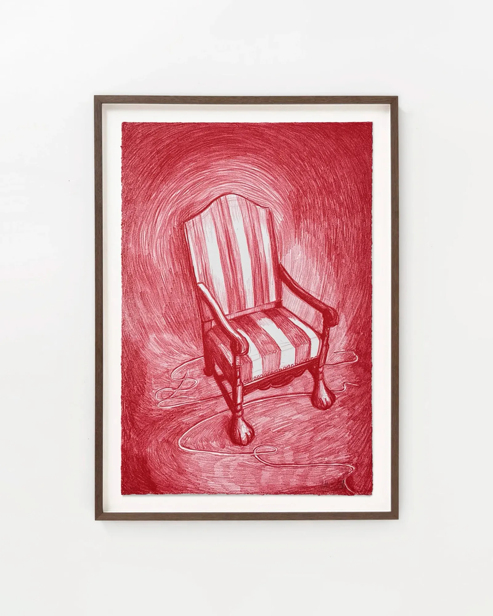 Morten Schelde: Dream Within A Dream (Chair), 2025 (inkl. indramning)