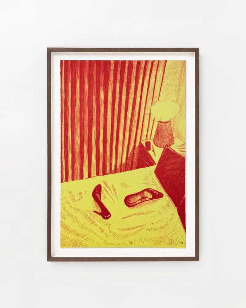 Morten Schelde: Dream Within A Dream (Shoes), 2025 (Inkl. indramning)