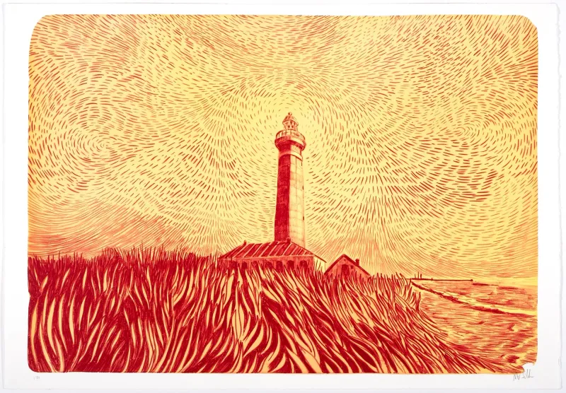 Morten Schelde: Lighthouse, 2023 (Inkl. indramning)