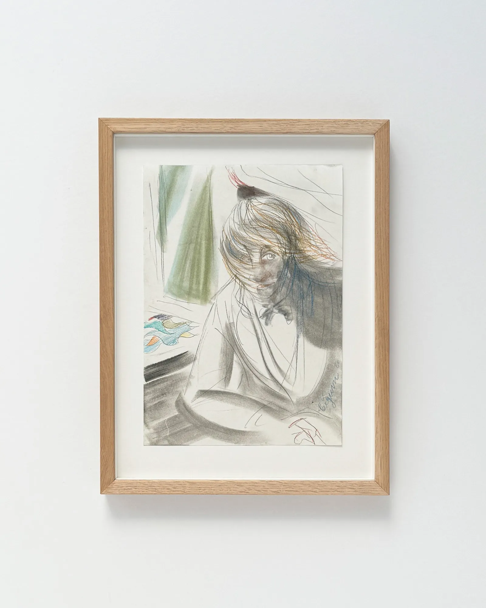 Martin Bigum: Uden titel (Foran vindue), 2020