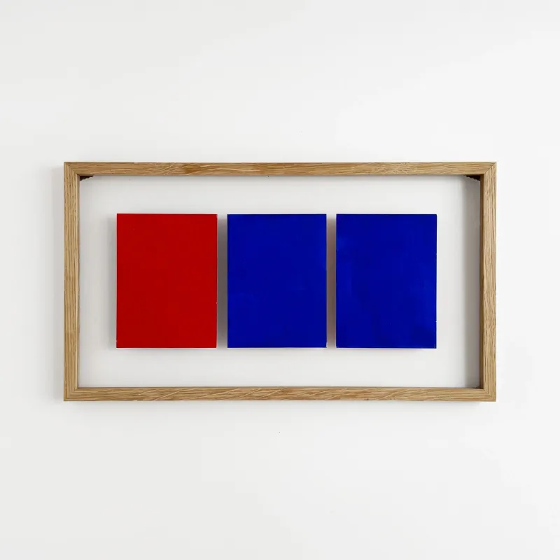 Albert Mertz: Rouge + Bleu, 1973