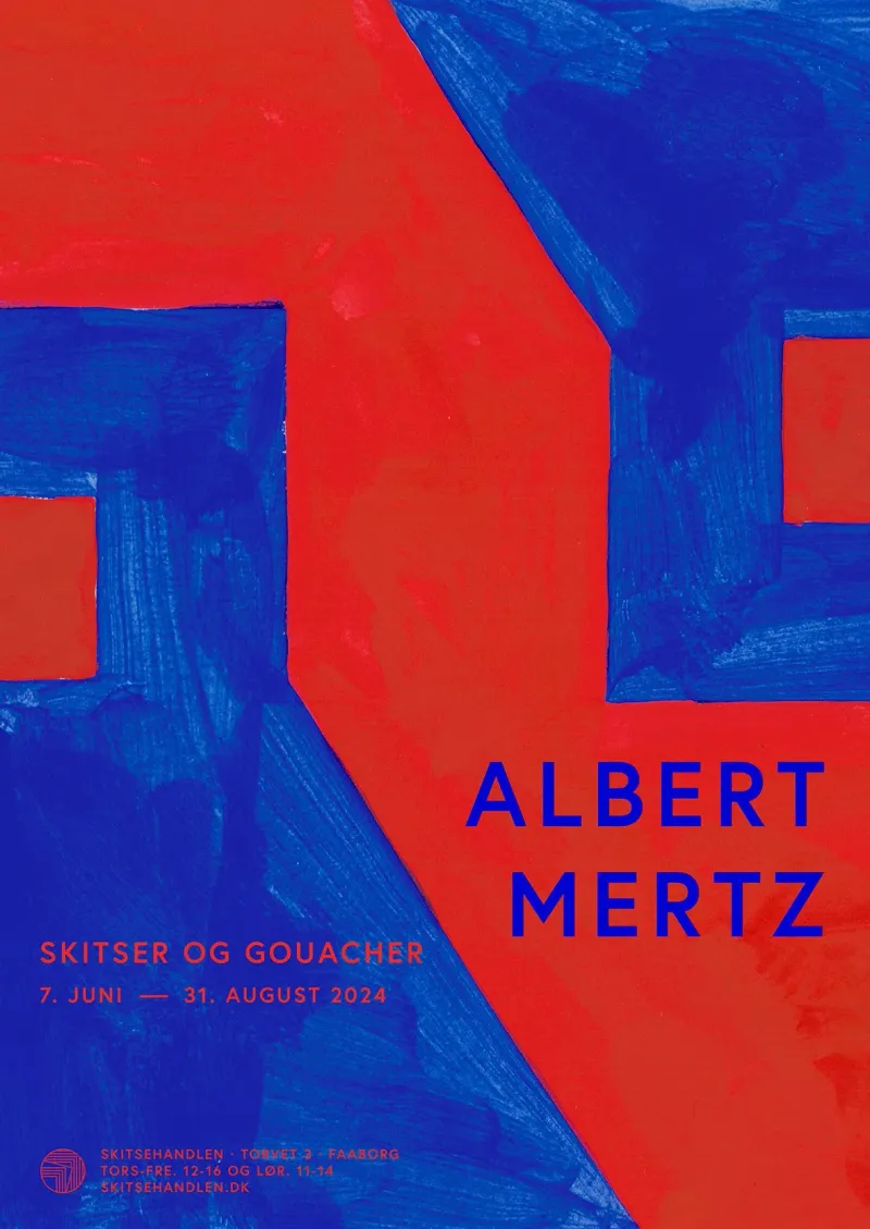 Albert Mertz: Skitser og gouacher