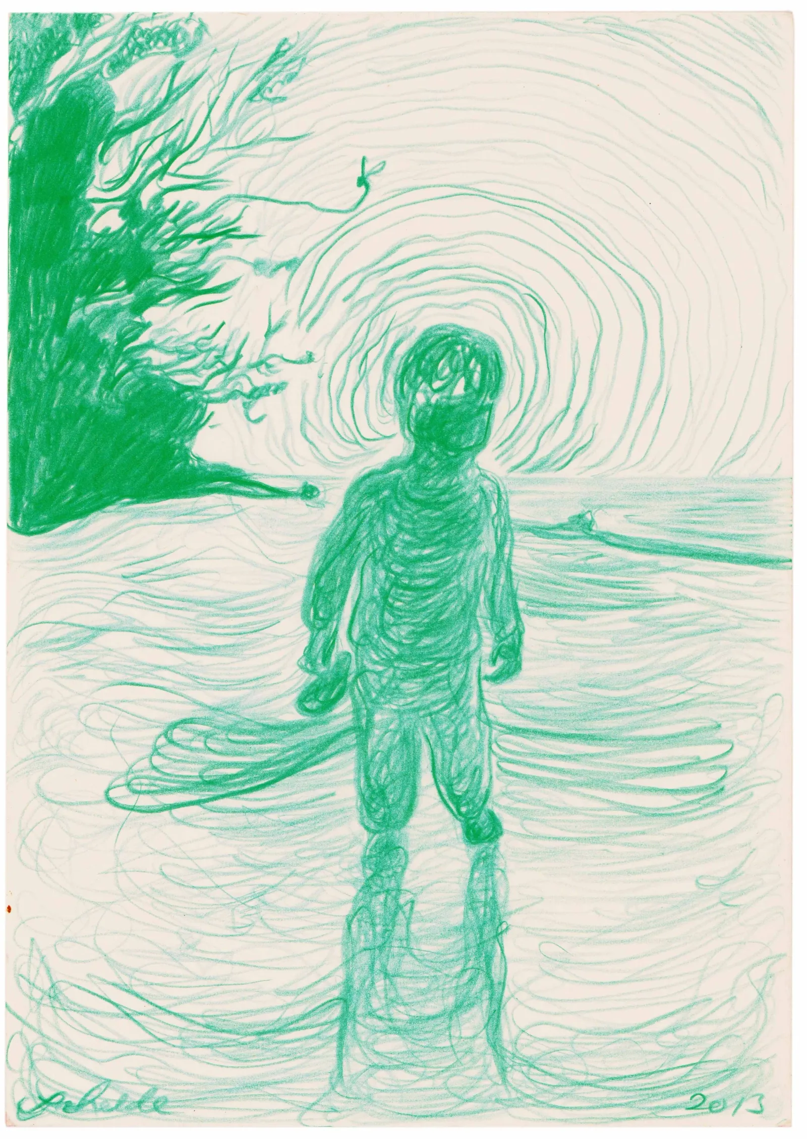 Morten Schelde: Grøn dreng, 2013