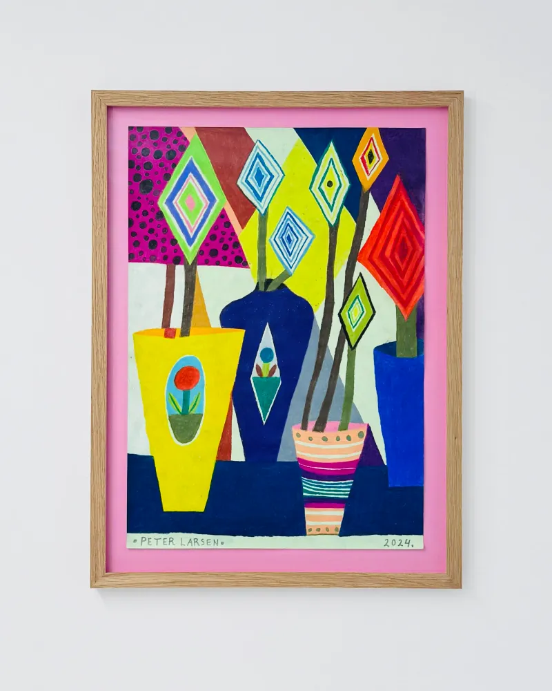Peter Larsen: Untitled (Rainbow Vase I), 2024
