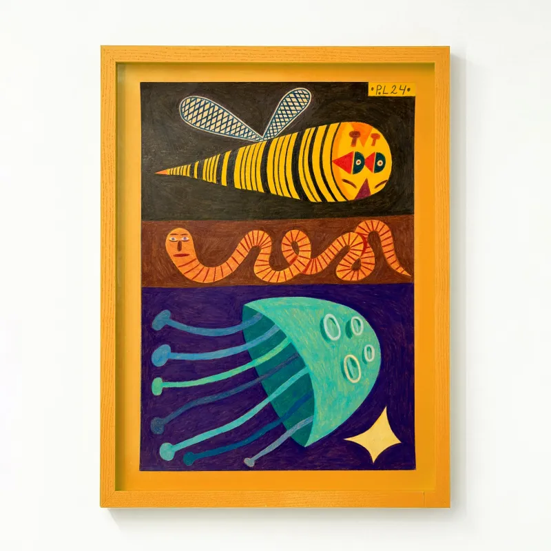 Peter Larsen: Bee, Earthworm, Jellyfish, 2024