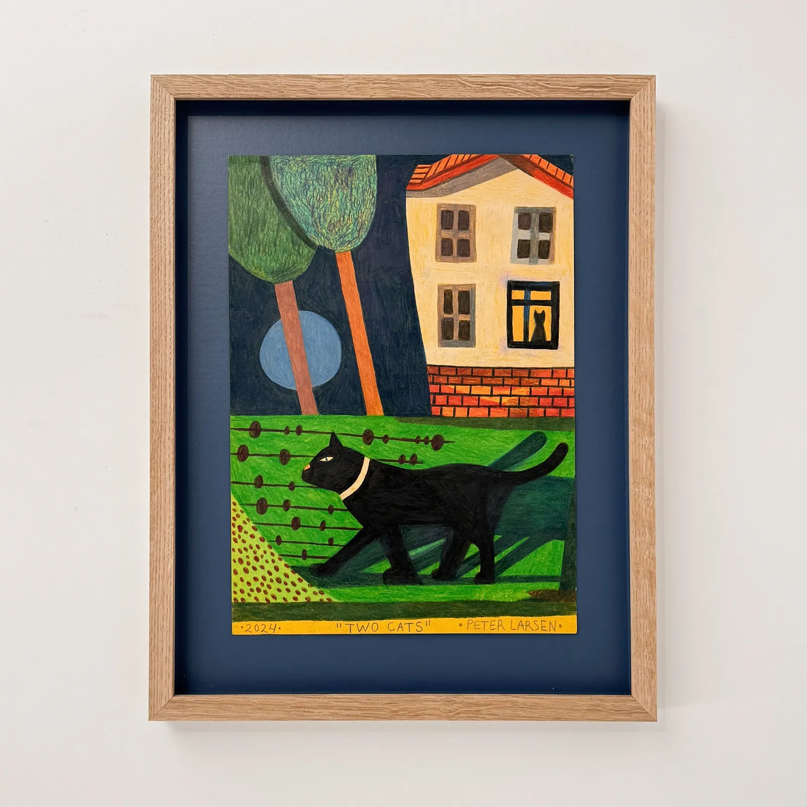 Peter Larsen: Two Cats, 2024