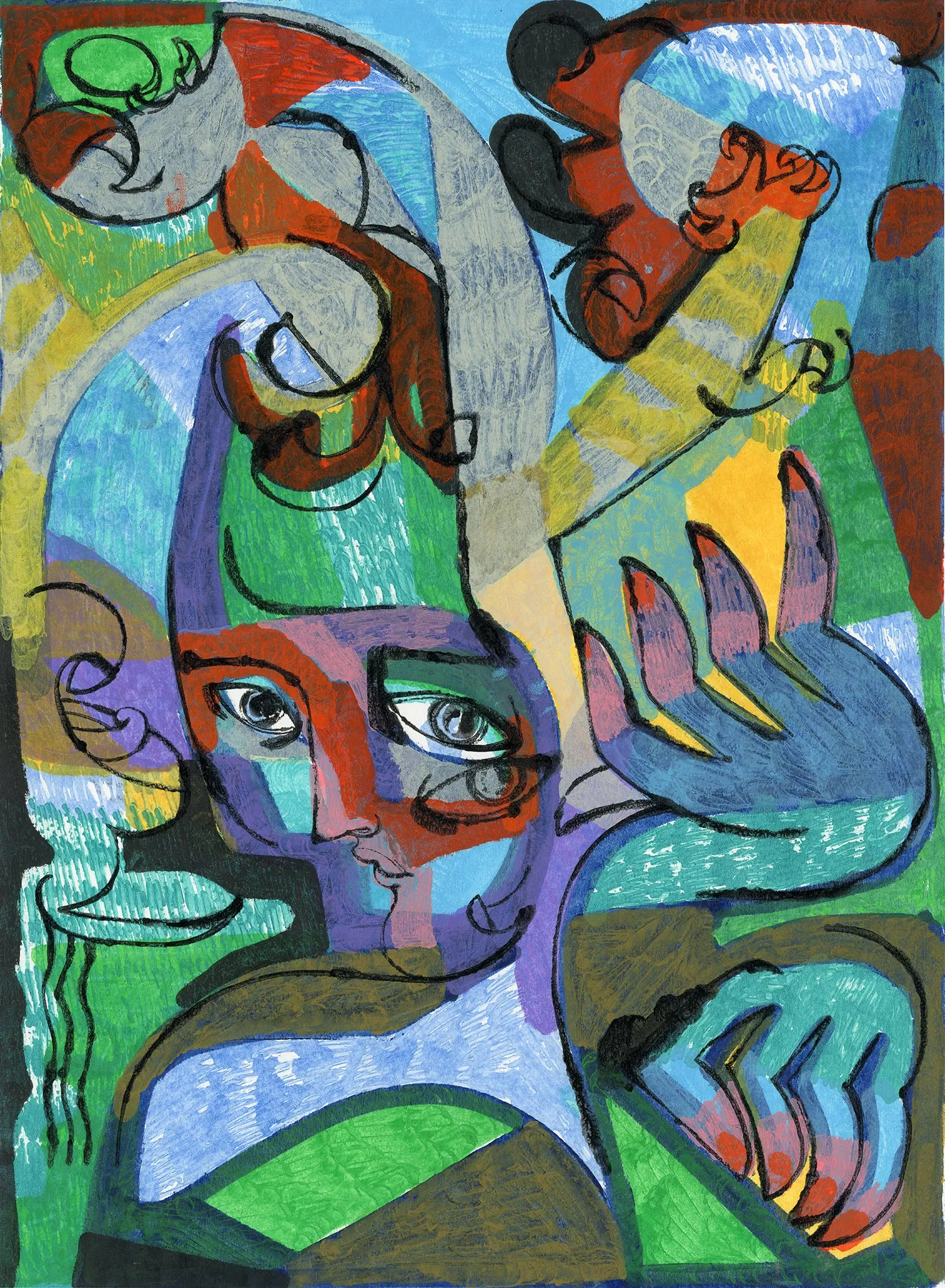 Petra Börner: Facepaint (no. 55a) 2023