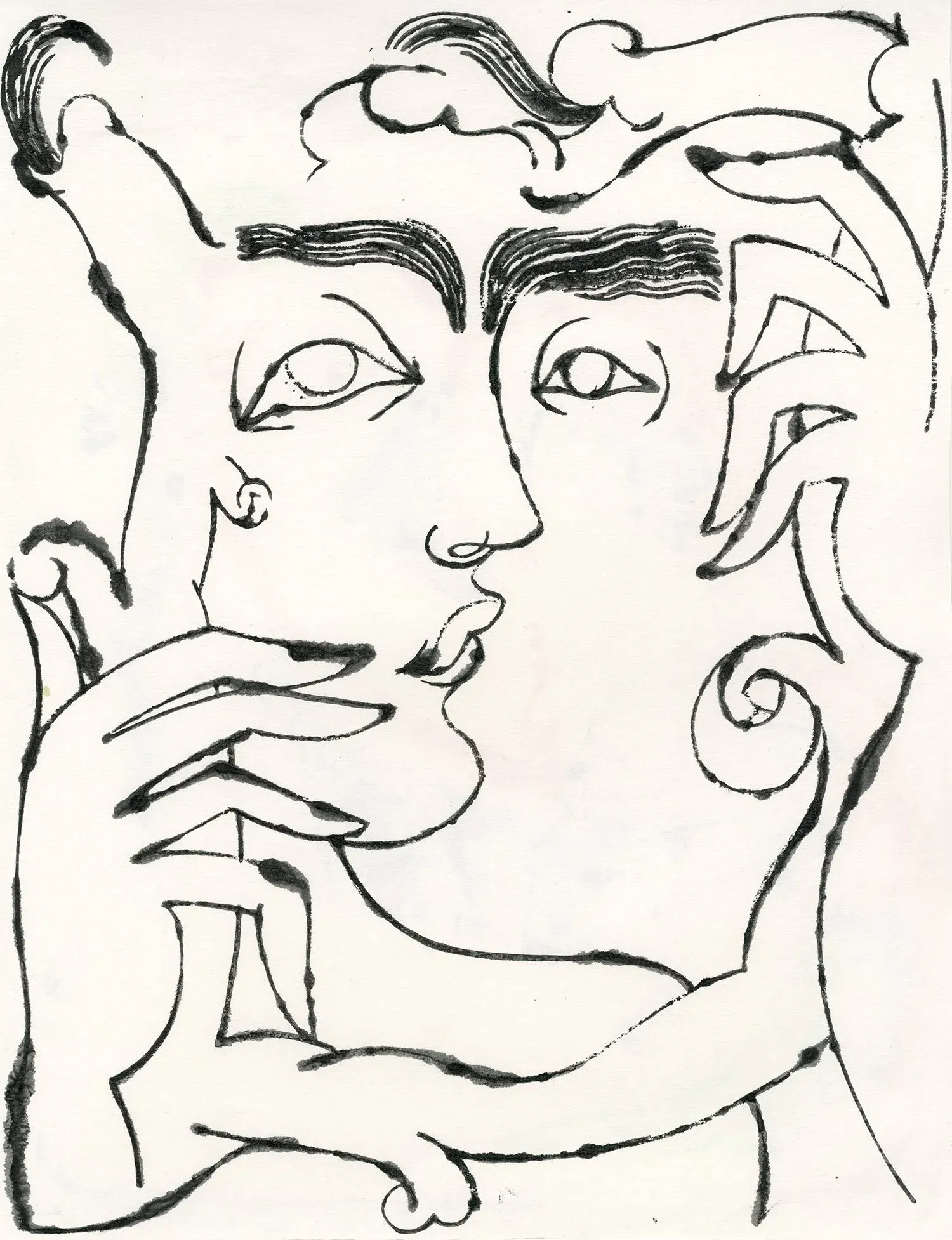 Petra Börner: Facepaint (no. 067), 2022