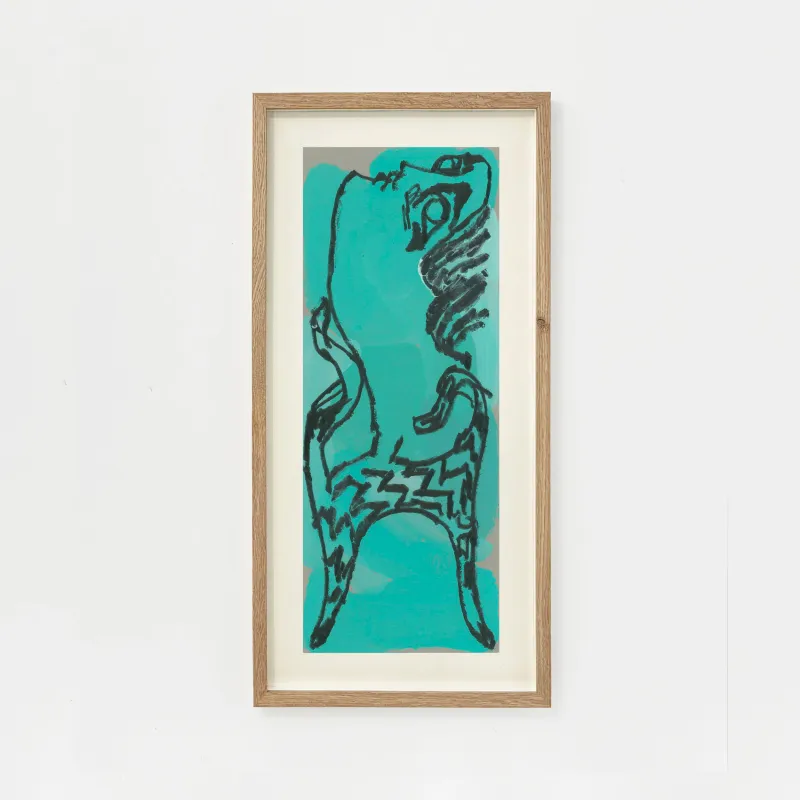 Petra Börner: Abstract Floral (Green), 2026