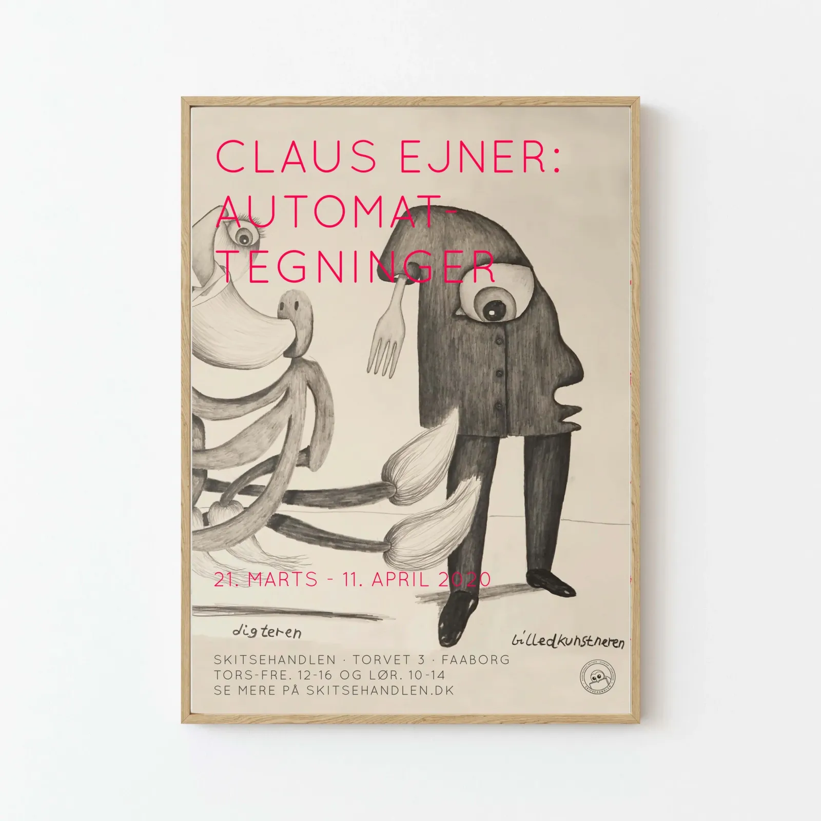 Claus Ejner: Automattegninger (udstillingsplakat)