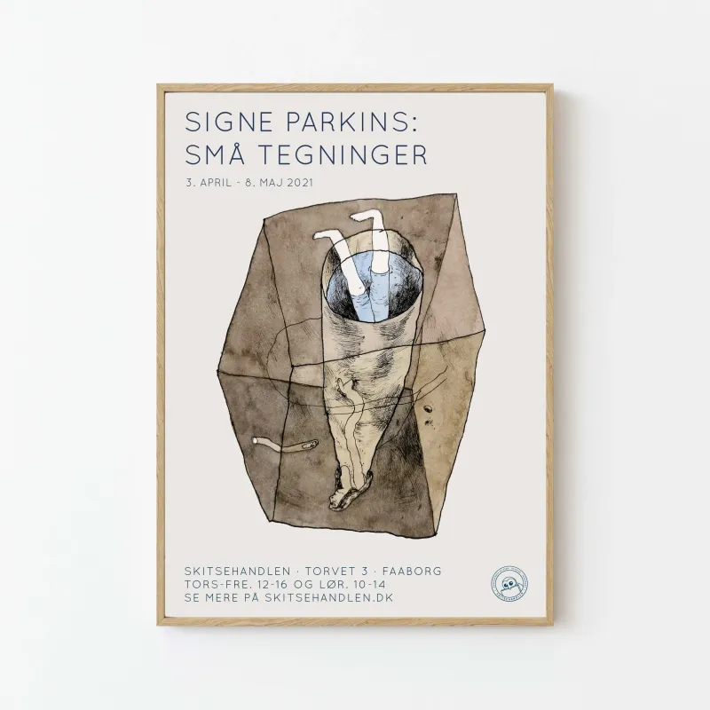 Signe Parkins: Små tegninger (grå version)
