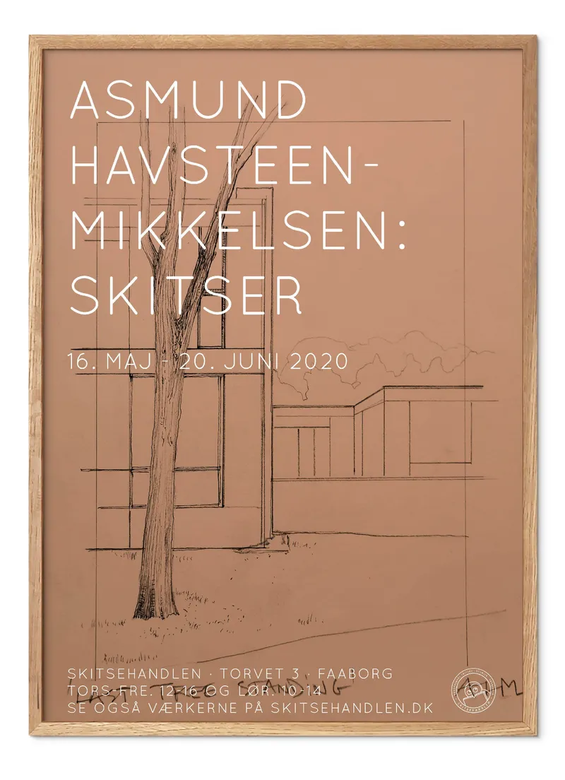 Asmund Havsteen-Mikkelsen: Skitser (udstillingsplakat)