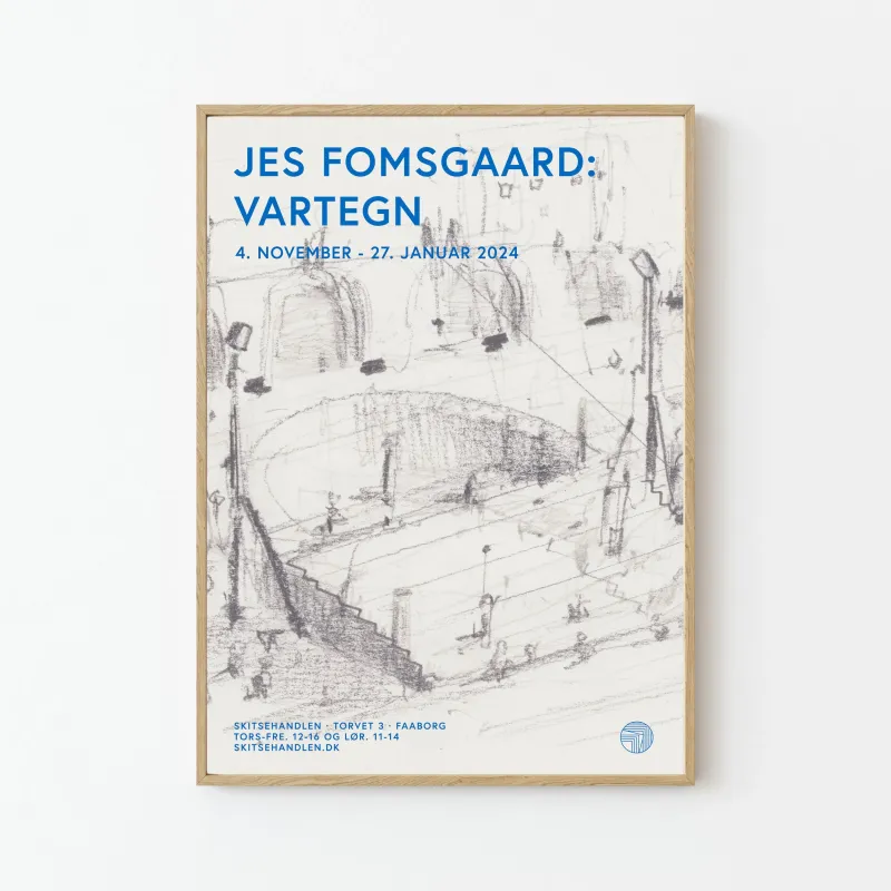 Jes Fomsgaard: Vartegn (udstillingsplakat)
